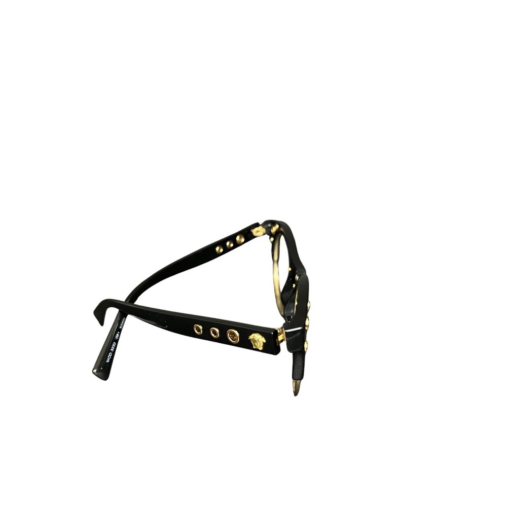 Versace Women's Elegant Black and Gold Glasses​ - Picture 4 of 8
